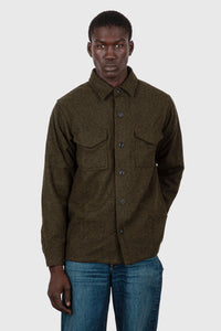 Filson Wool Jac-shirt Verde Militare Uomo filson