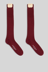 Fortela Calzino Filo Scozia Bordeaux Unisex fortela