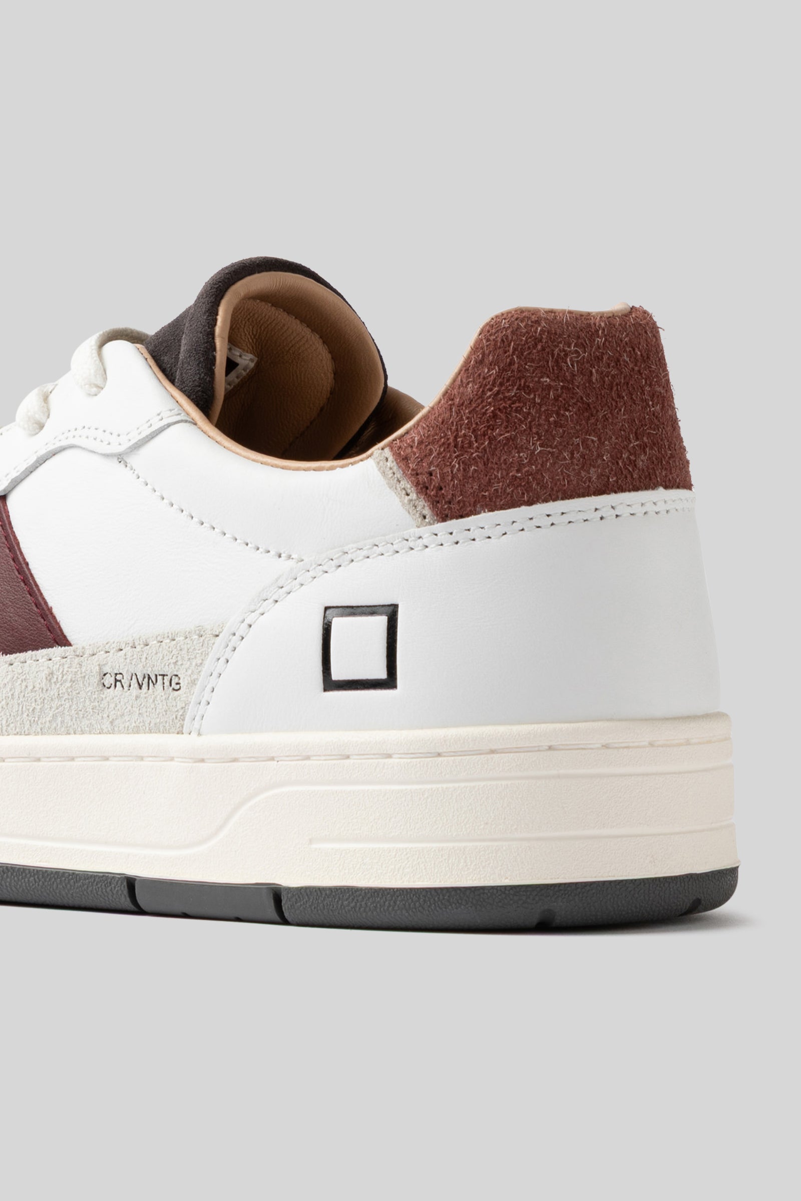 D.a.t.e. Sneaker Court Vintage 2.0 Bianco/bordeaux Uomo - 2