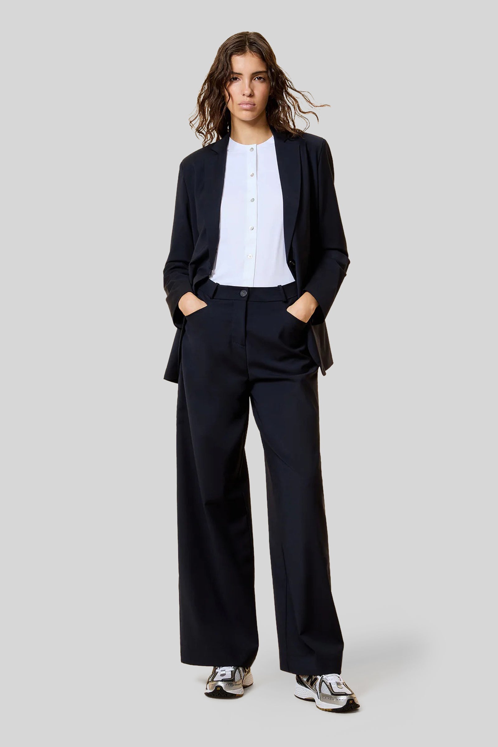 Rrd Pantalone Zummer Wooltech Livia Blu Donna - 5