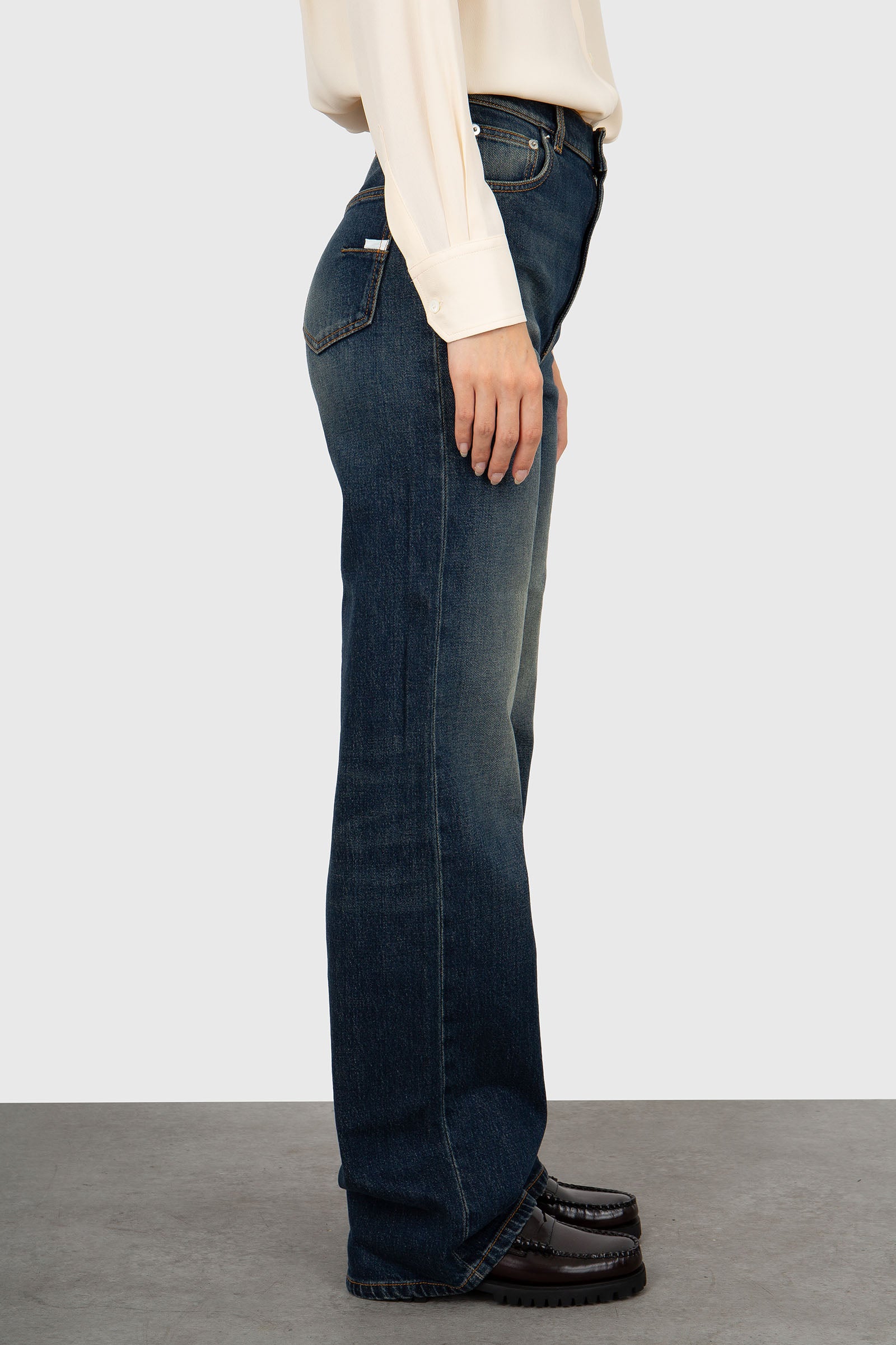 Grifoni Jeans Bootcut Lory Denim Medio Donna - 5