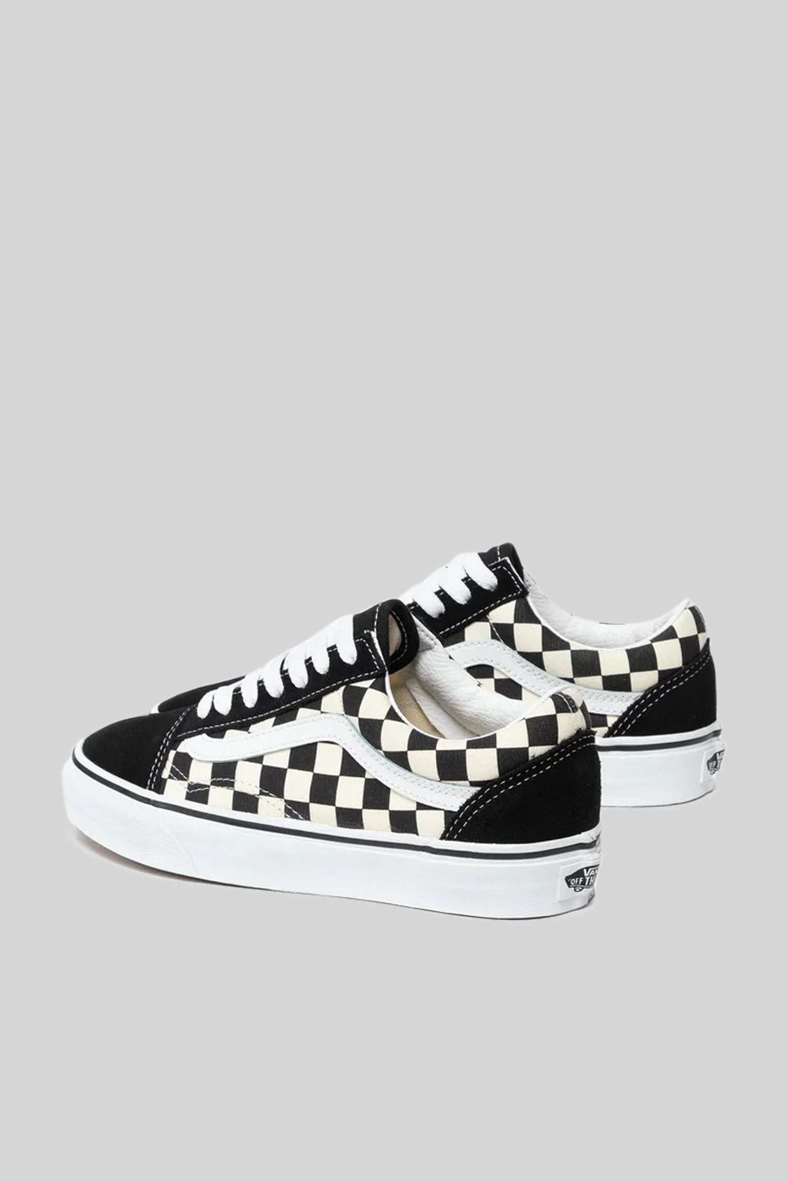 Vans "off The Wall" Sneaker Old Skool Primary Check Bianco/nero Unisex - 2