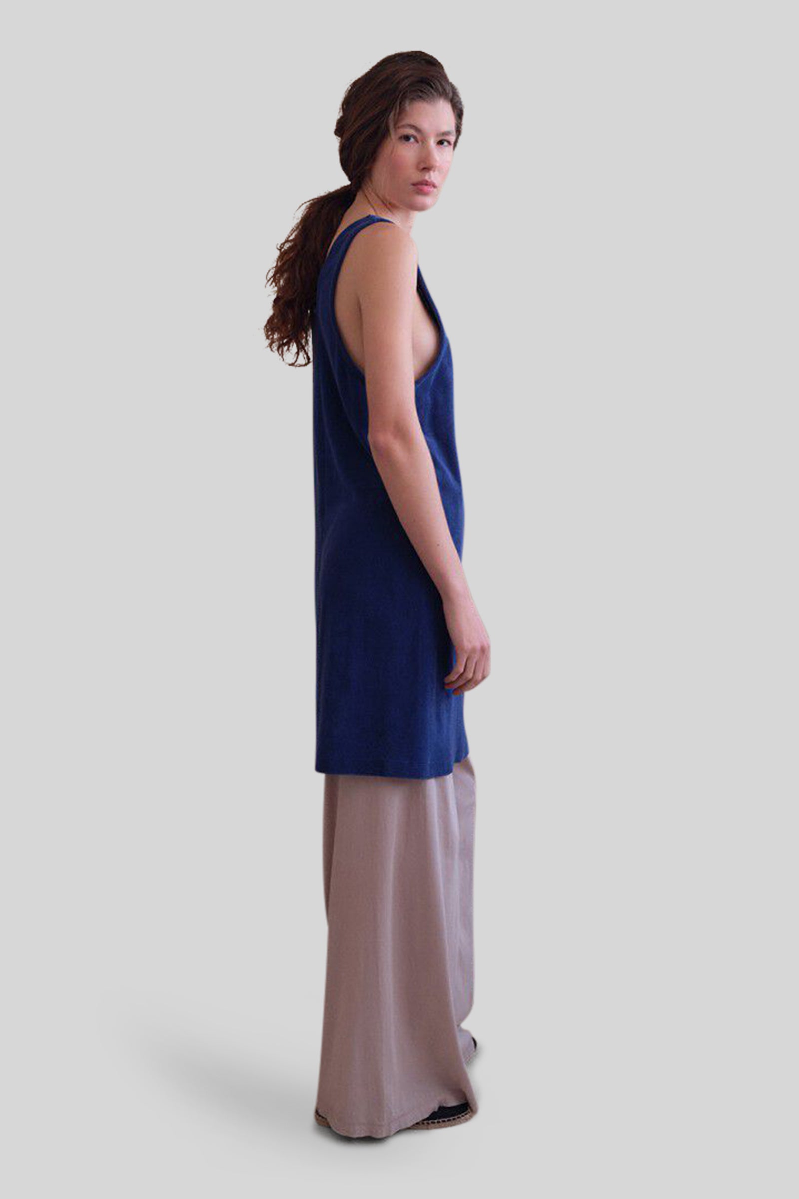 American Vintage Abito Fuxow Blu China Donna - 2