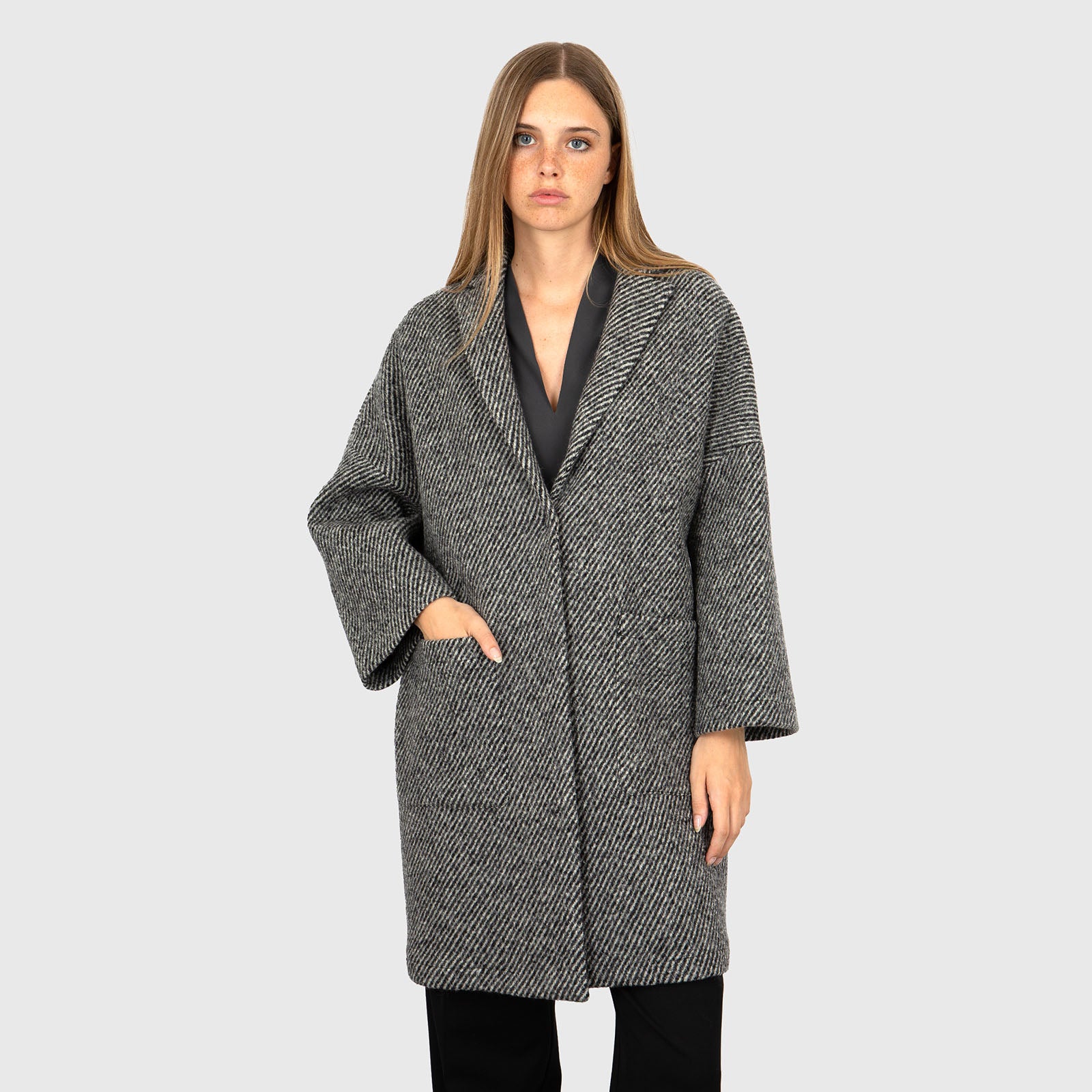 Semicouture Cappotto Sigmund Grigio Donna - 9