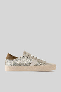 Hill Low Glitter Platinum Sneaker d.a.t.e.