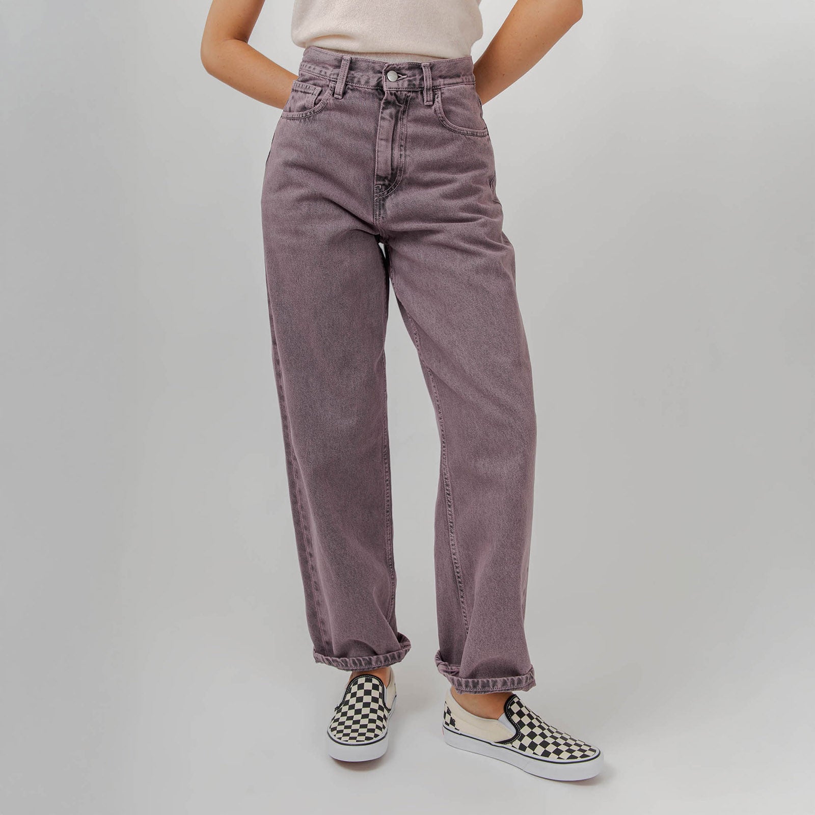 Carhartt Wip W' Brandon Pant Lilla Donna - 7