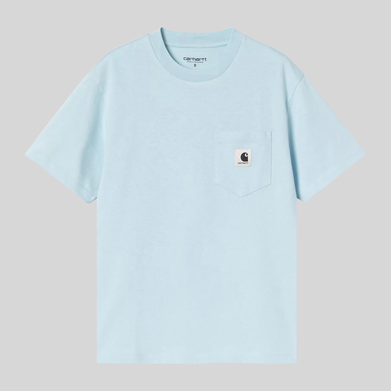 Carhartt Wip T-shirt W' S/s Pocket Celeste Donna - 3