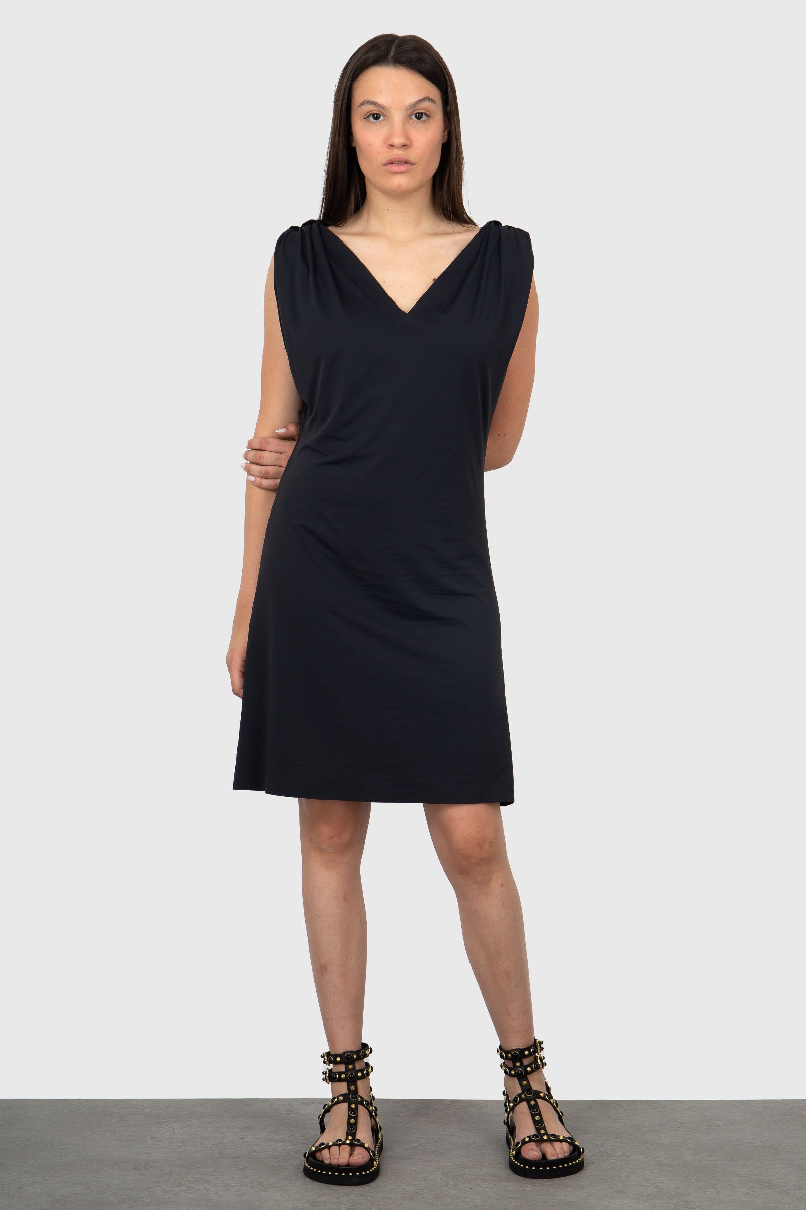 Rrd Oxford Kim Wom Dress Nero Donna - 1