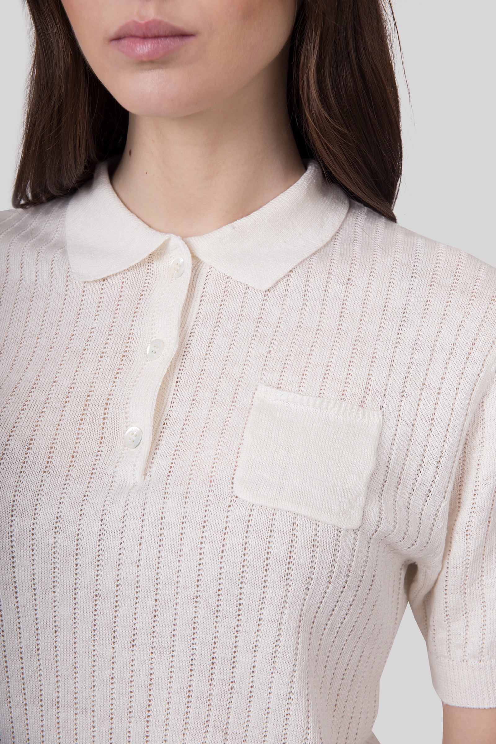 Pure Linen Polo Shirt - 4