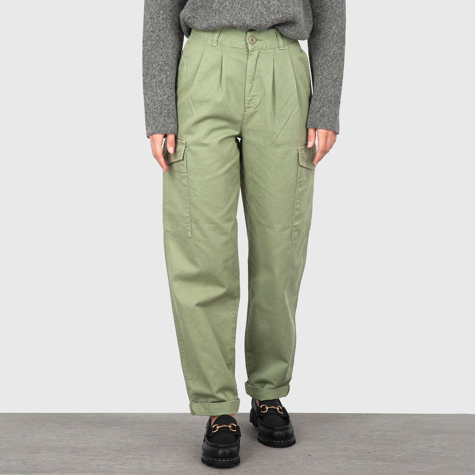 Carhartt Wip W' Collins Pant Verde Donna - 7