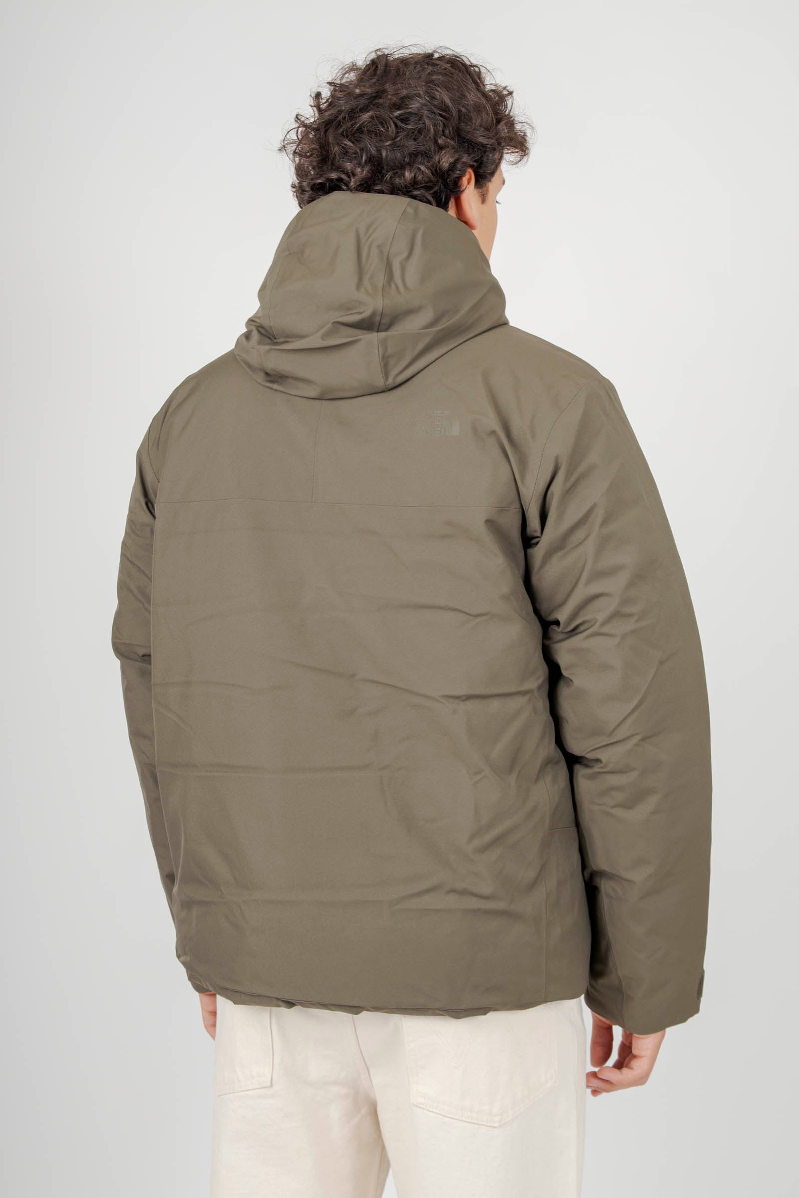 The North Face Tnf Range Down Hooded Jacket Verde Uomo - 5