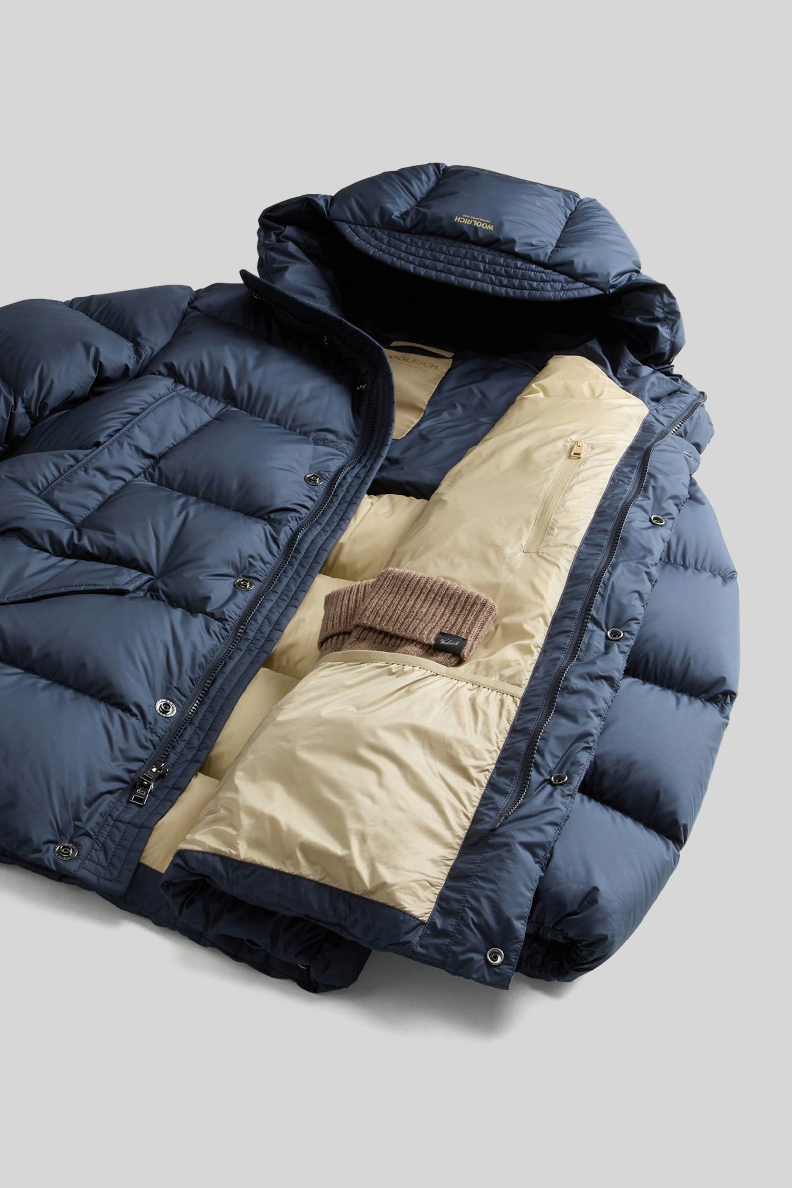 Woolrich Cloud Davis Parka Blu Uomo - 6