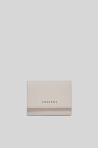 Orciani Portafoglio A Busta Piccolo In Pelle Soft Avorio Donna orciani