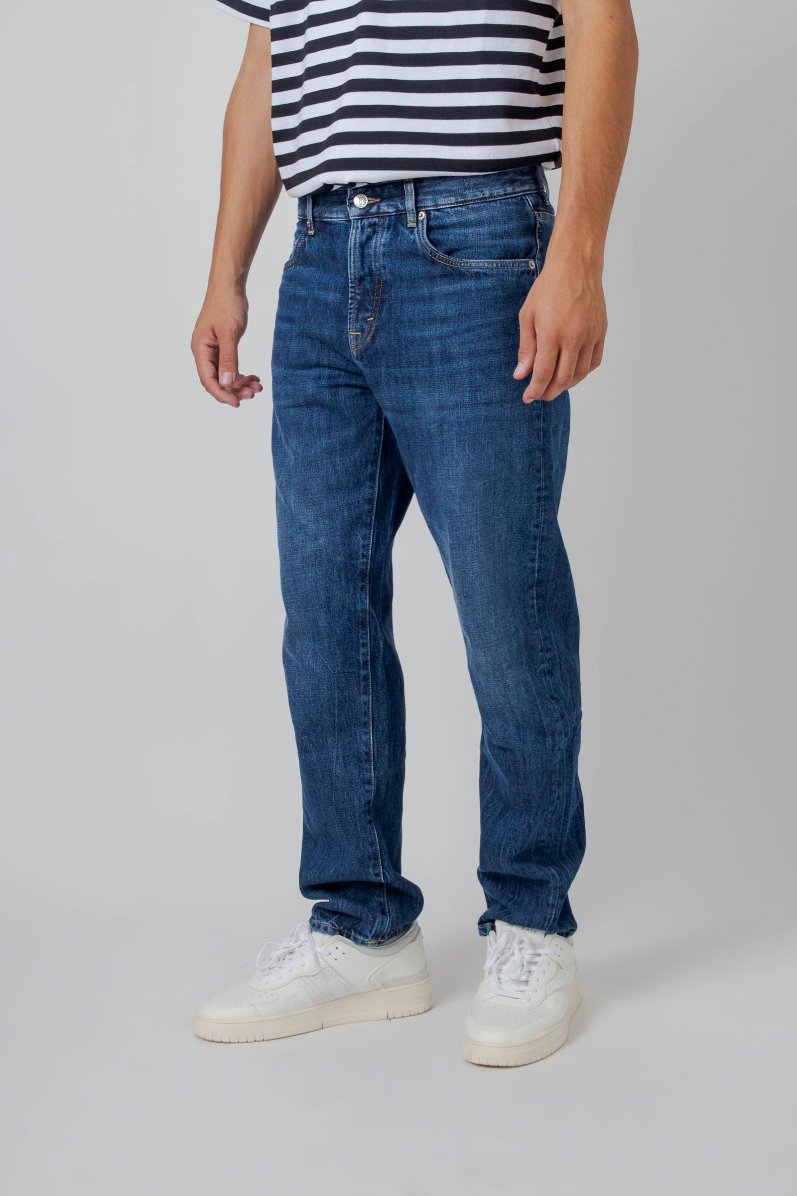 Department Five Jeans Newman Tapered Blu Medio Uomo - 3