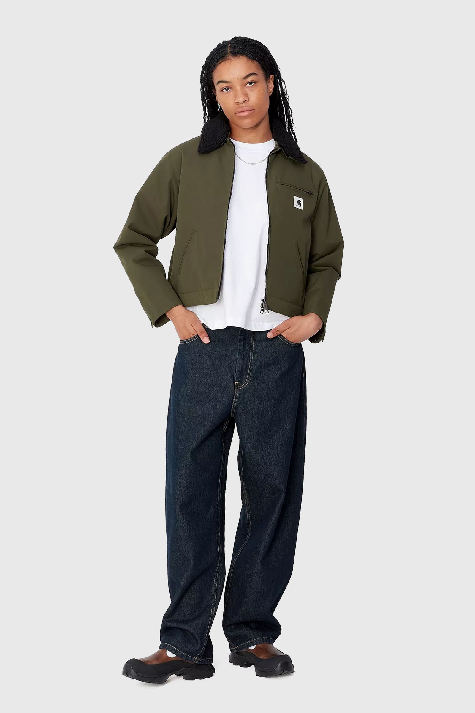 Carhartt Wip W' Brandon Pant Blu Scuro Donna - 2