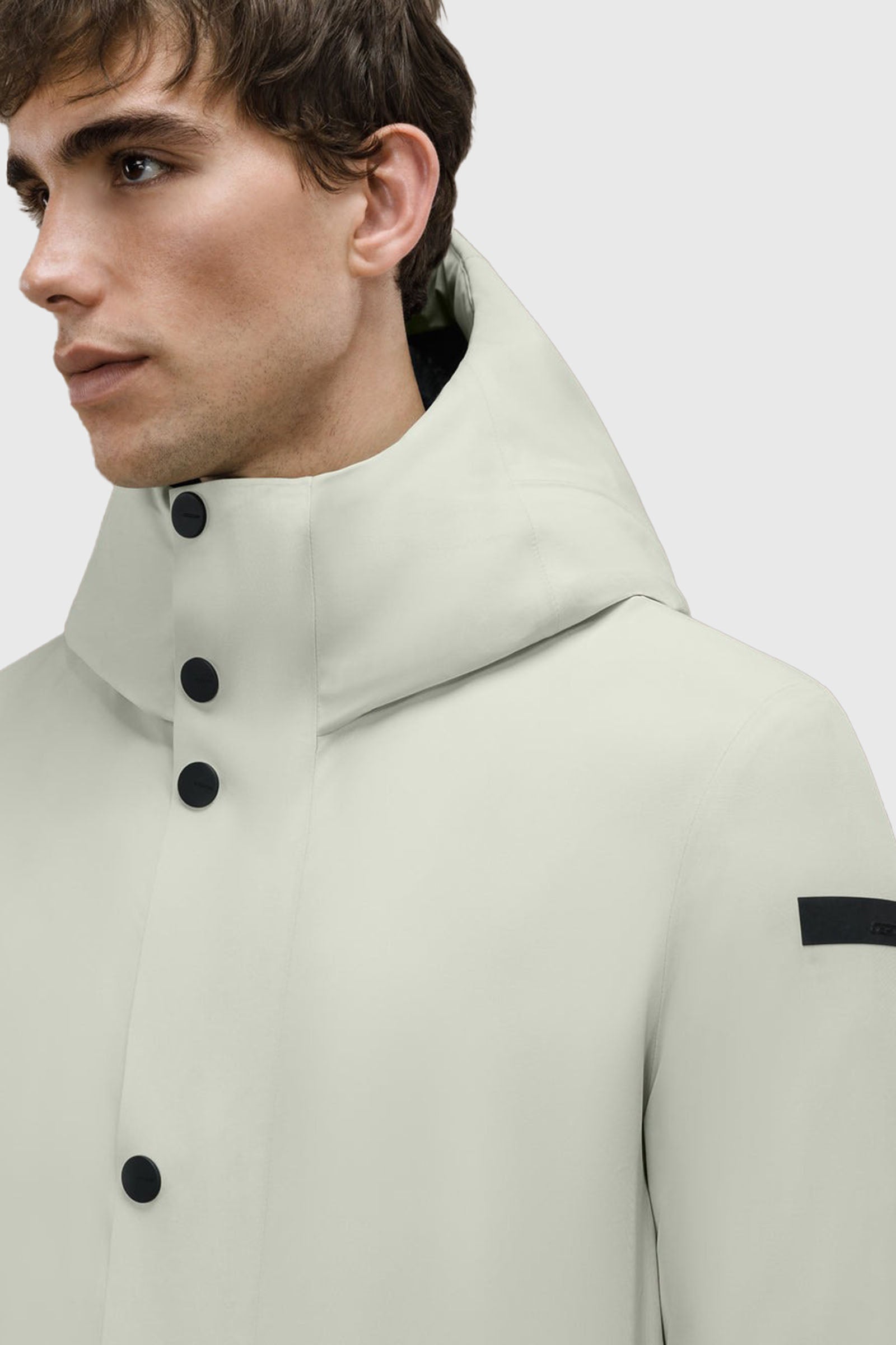 Rrd Egg Floating Parka Crema Uomo - 2