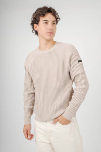 Rrd Maglia Velvet Rave Round Crema Uomo rrd