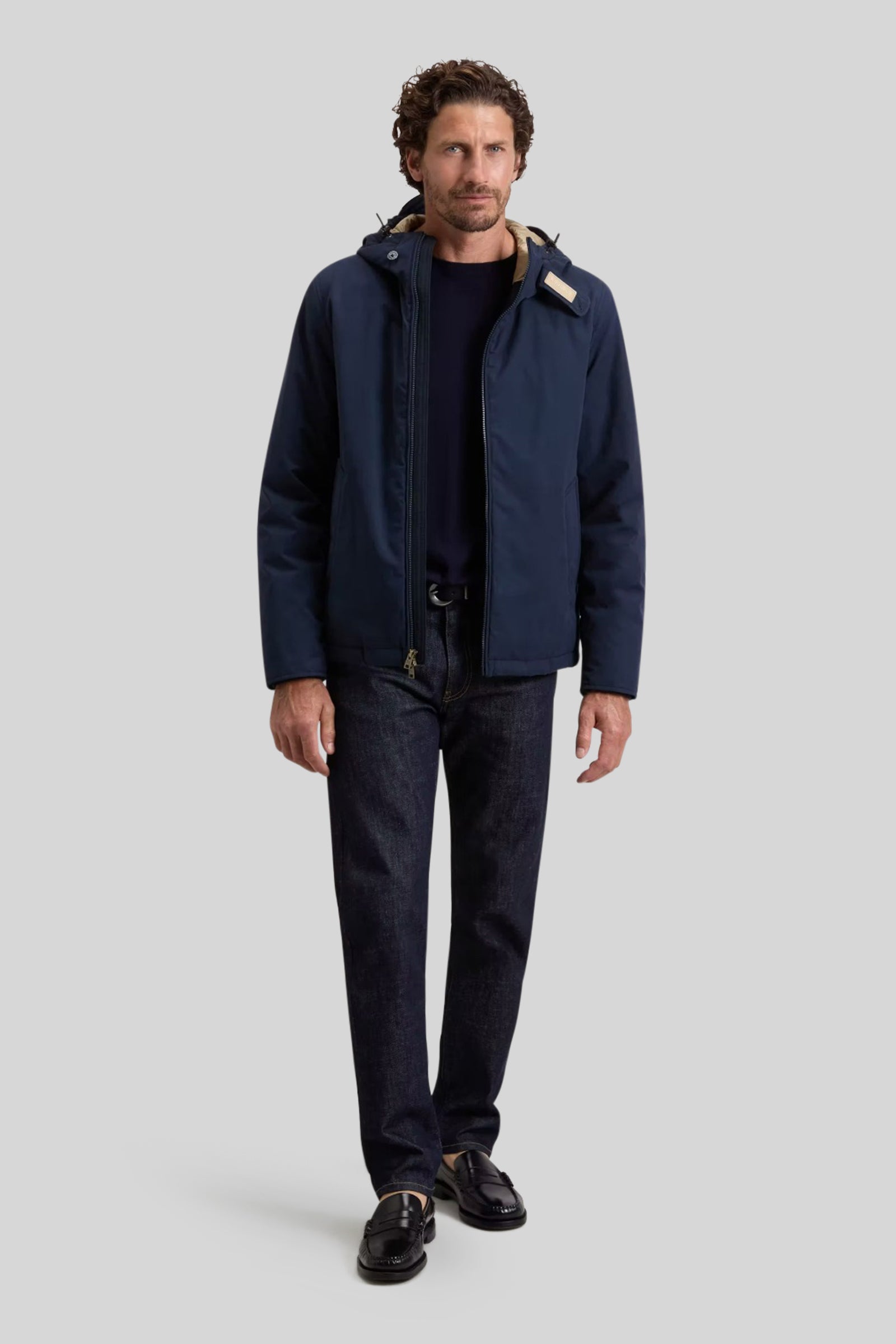 Woolrich Mountain Cloth Pacific Jacket Blu Uomo - 2