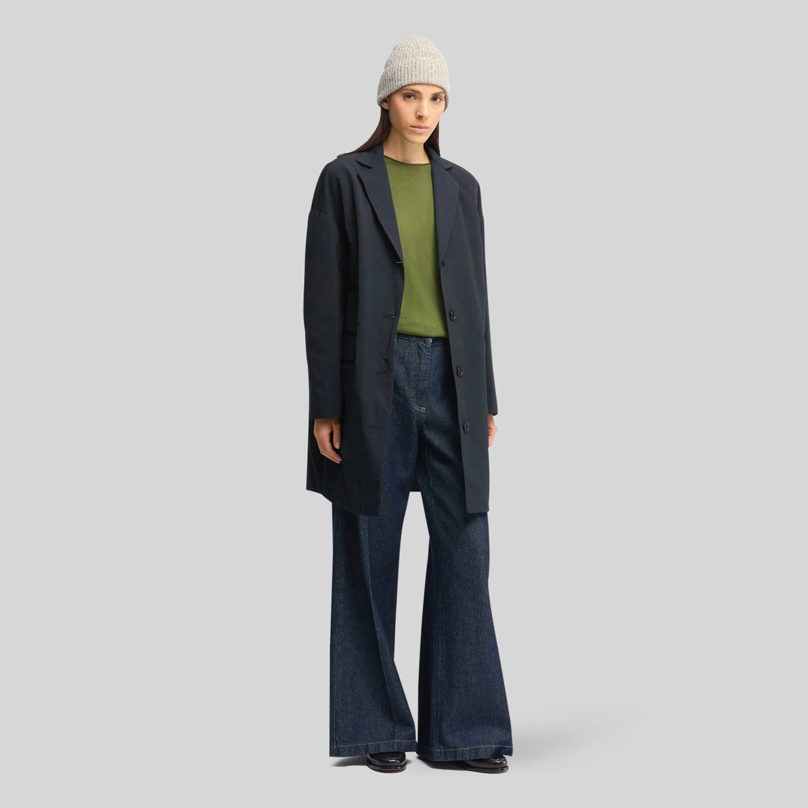Aspesi Cappotto Cedrata Blu Navy Donna - 5