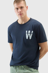 Woolrich T-shirt Flag Blu Uomo woolrich