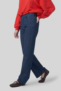 Aspesi Jeans Palazzo Blu Medio Donna aspesi