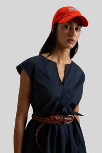 Poplin Dress With Belt woolrich