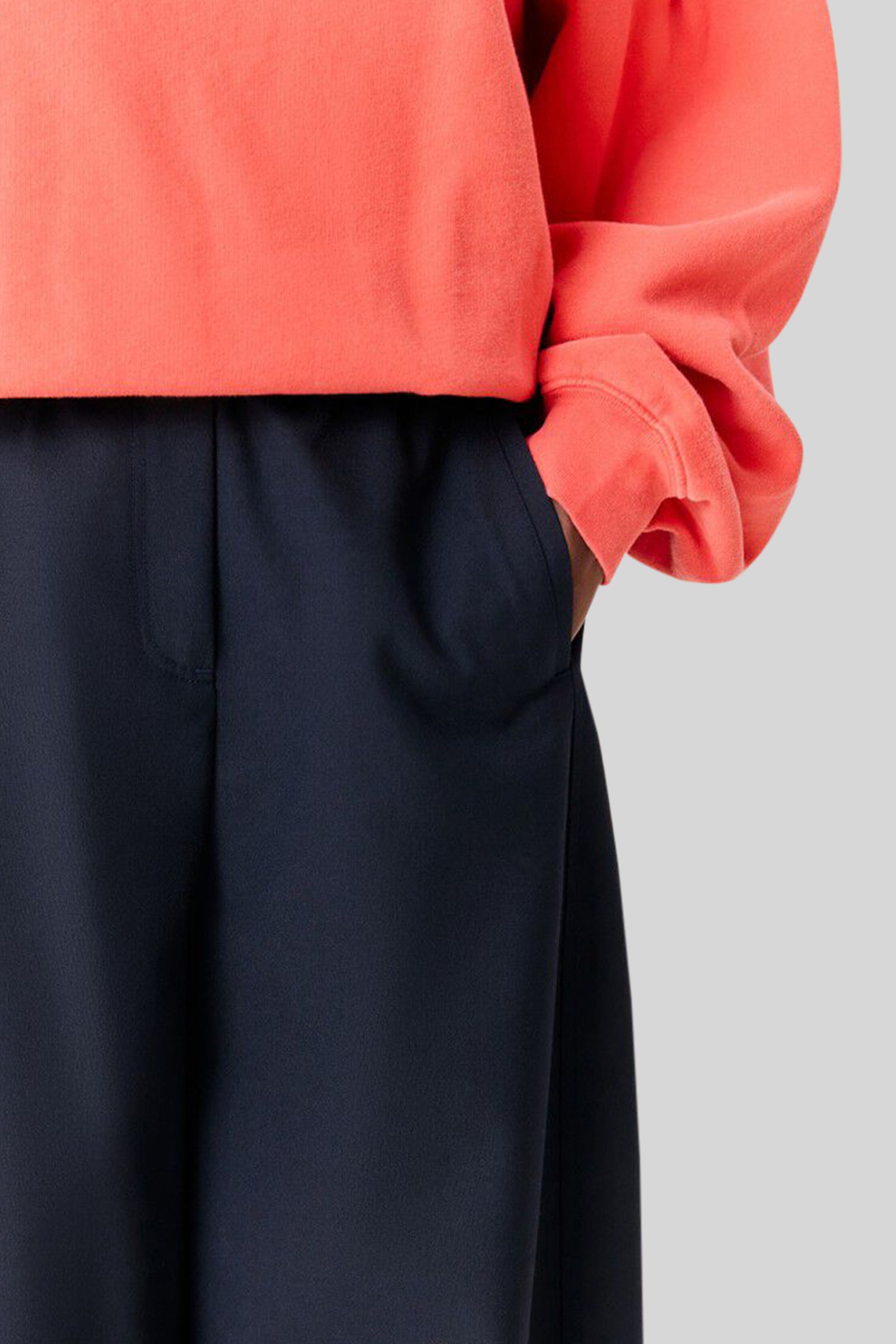 American Vintage Pantalone Ayany Blu Navy Donna - 3