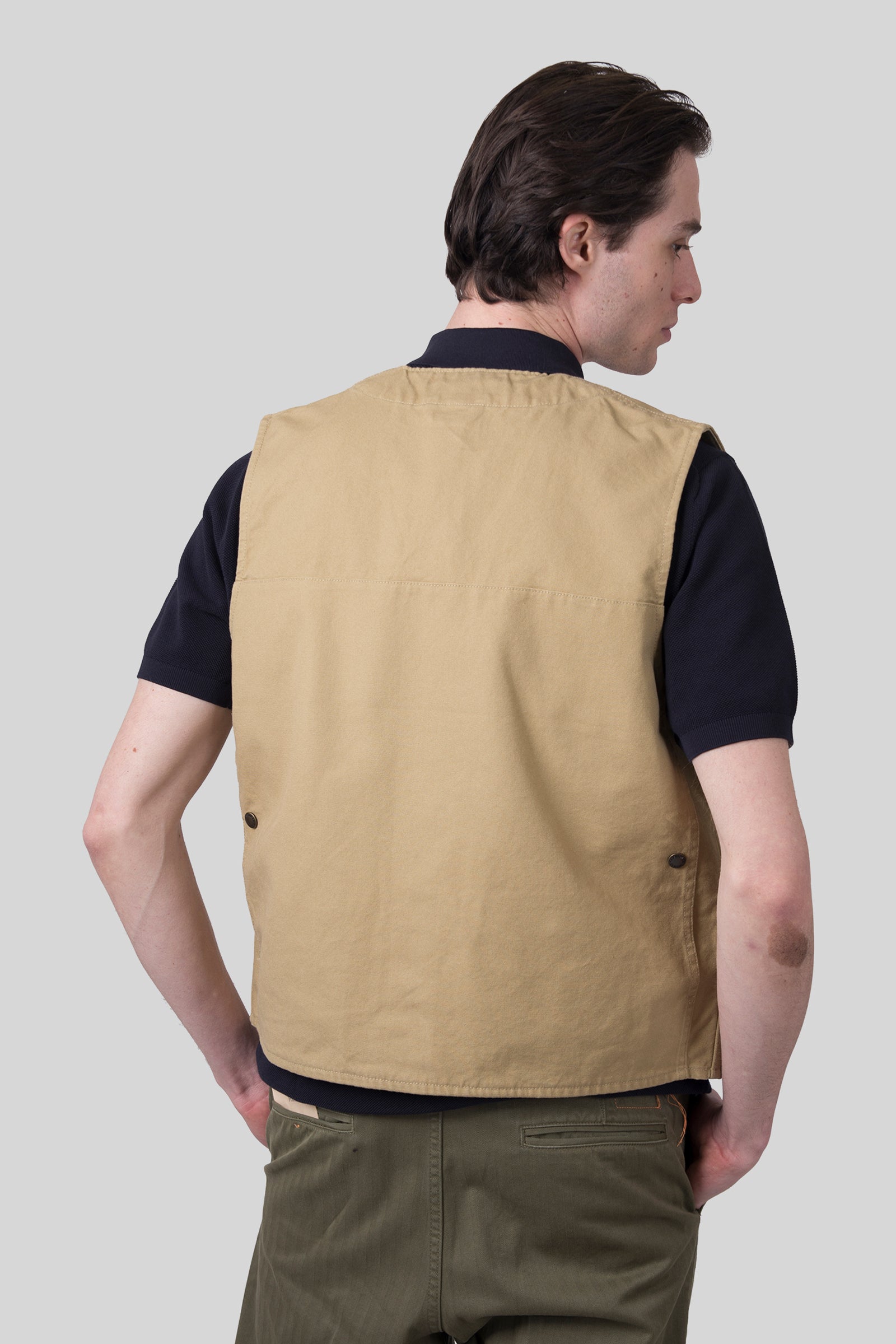 Filson Dry Tin Vest Beige Uomo - 4