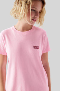 American Vintage T-shirt Ykobow Rosa Donna american vintage