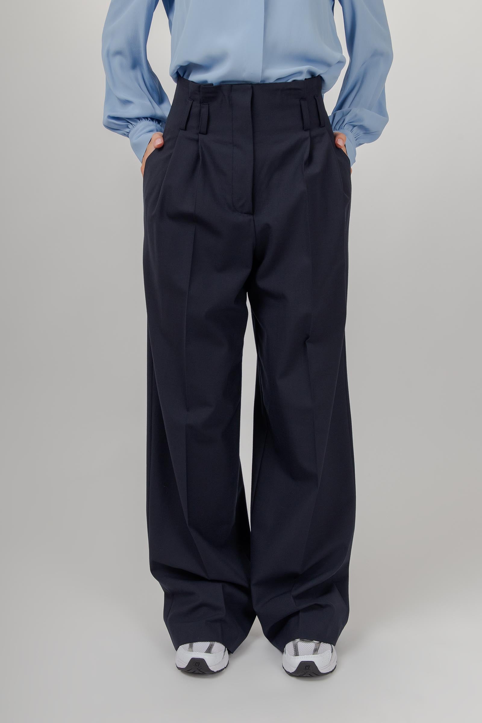 Semicouture Pantalone Matisse Blu Donna - 4