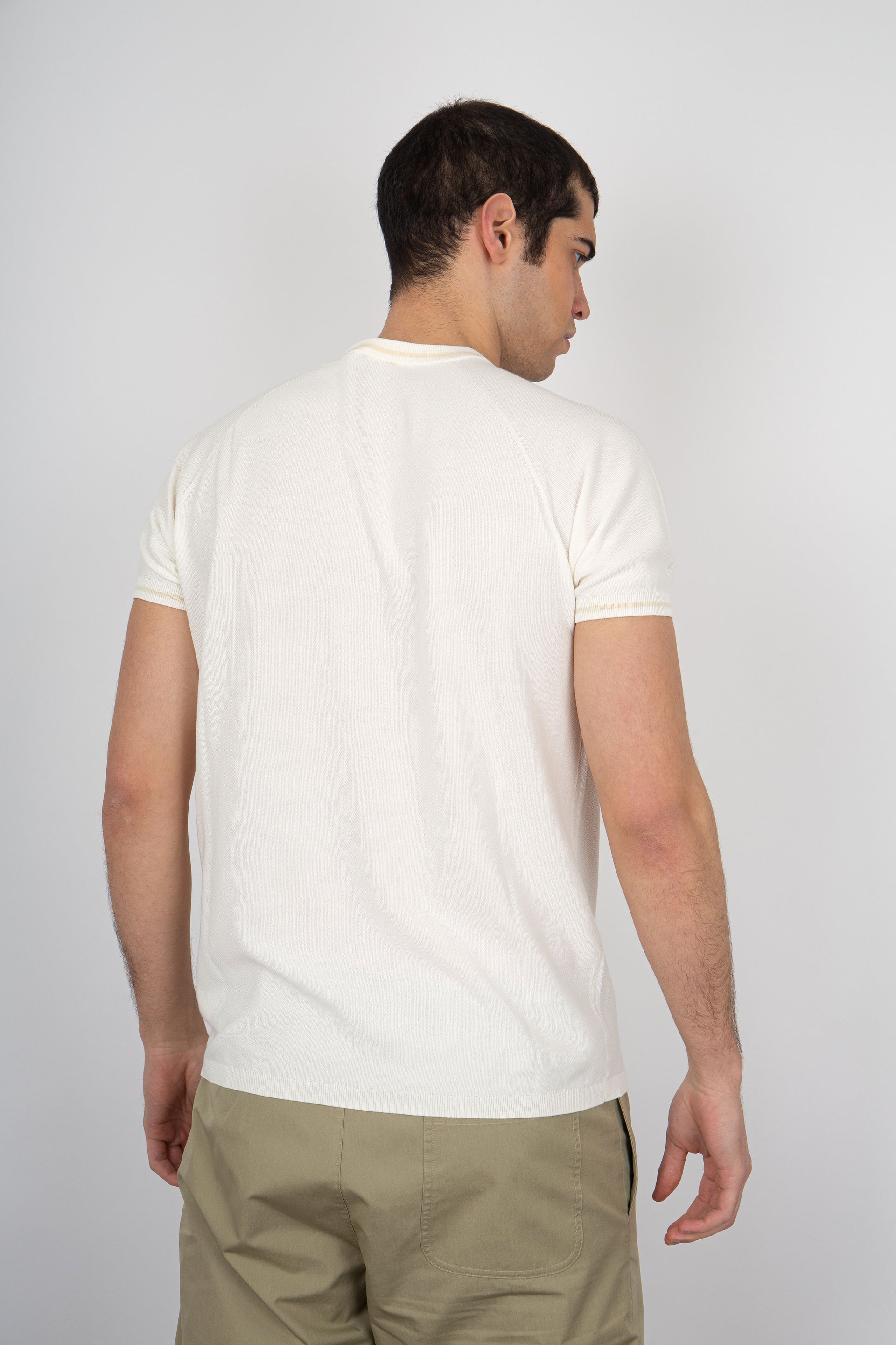 Aspesi T-shirt Cotone Bianco - 4
