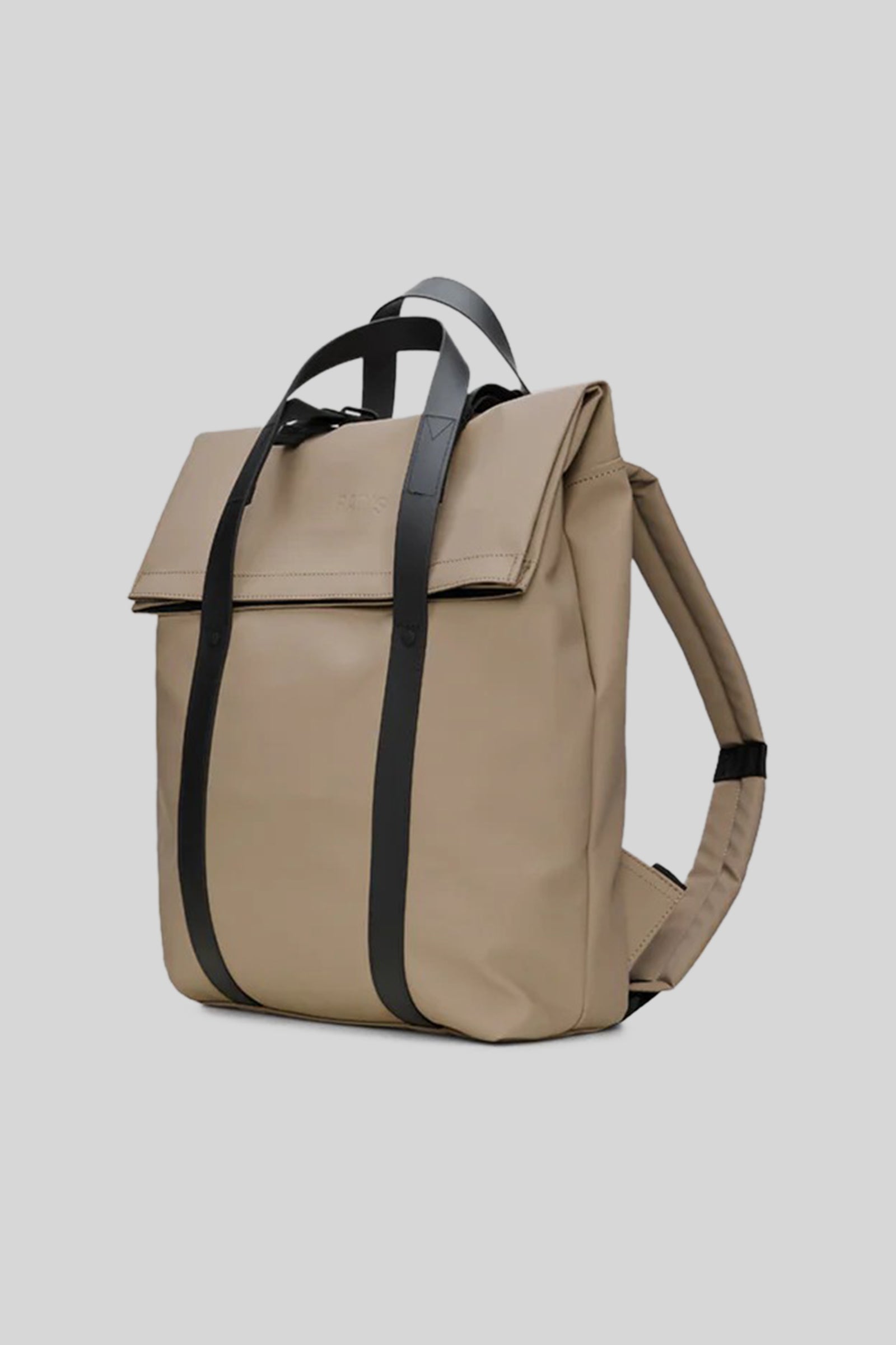 Rains 2 Way Tote Backpack Beige Unisex - 3