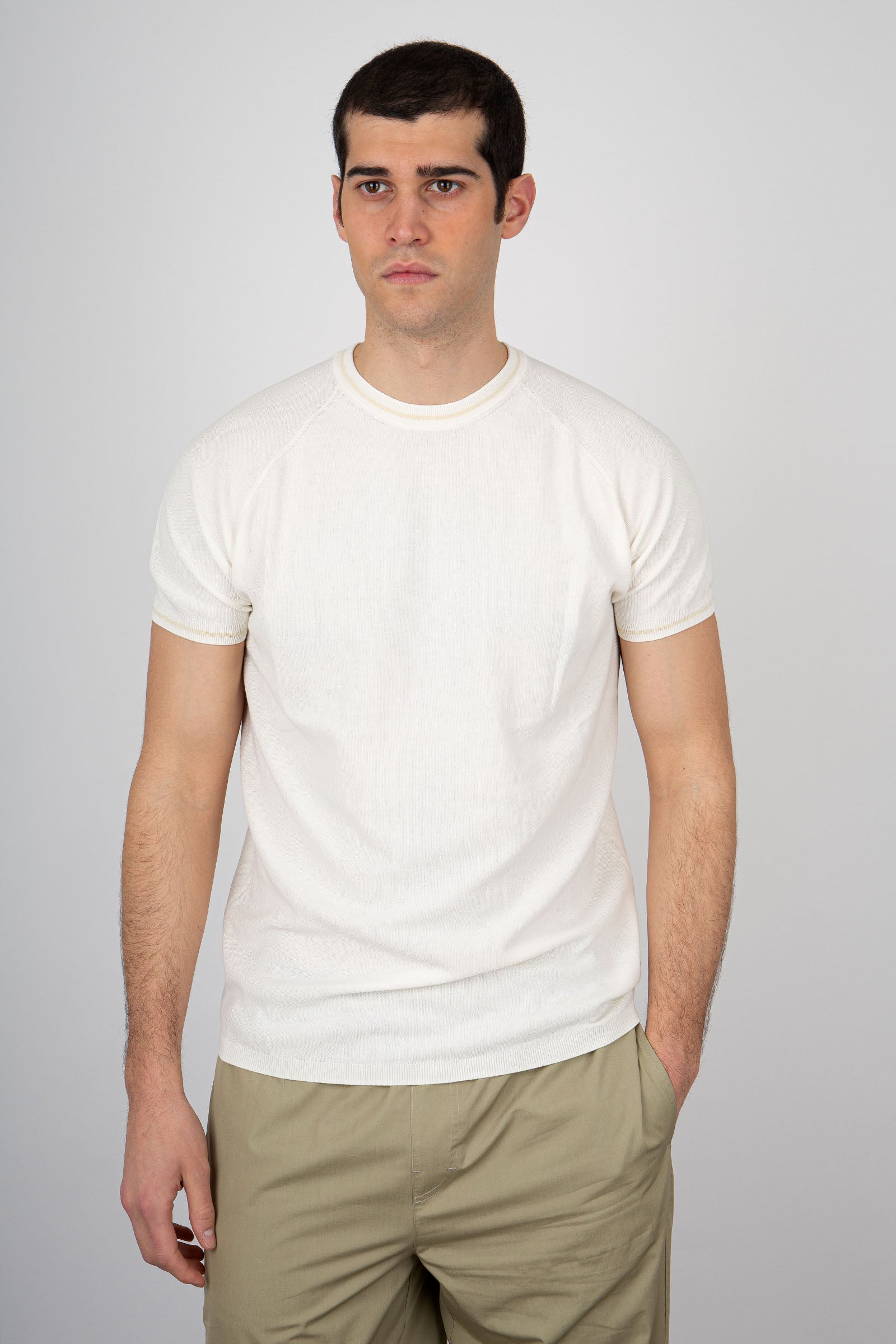 Aspesi T-shirt Cotone Bianco - 3