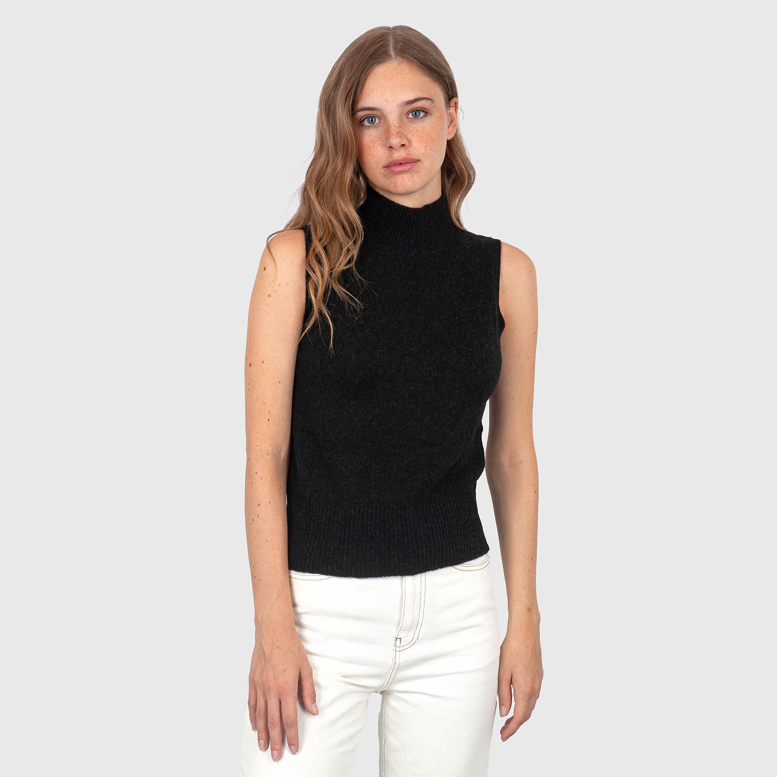 Roberto Collina Maglia Slipover Dolcevita Nero Donna - 6