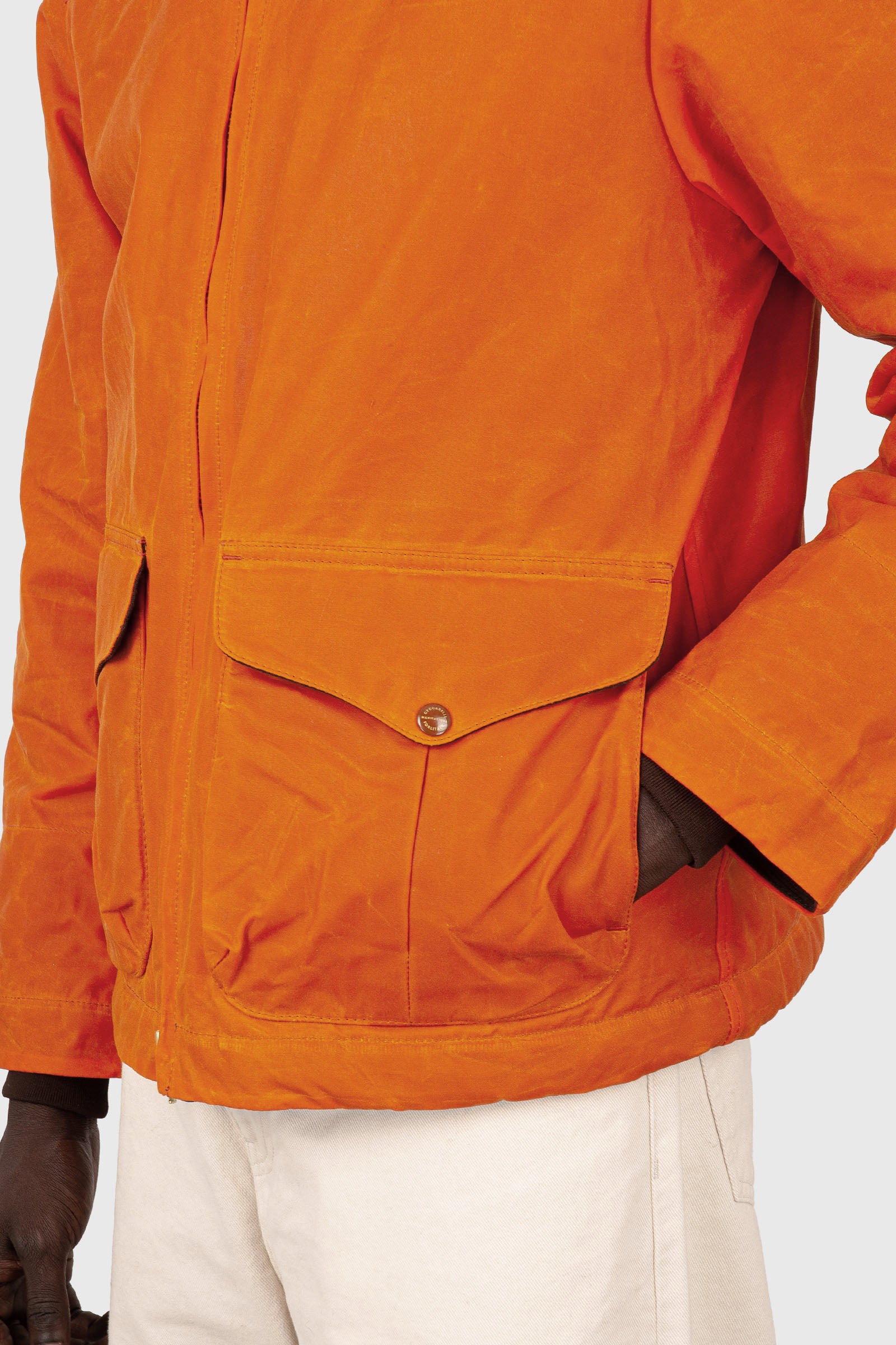 Manifattura Ceccarelli Blazer Coat Arancio Uomo - 7