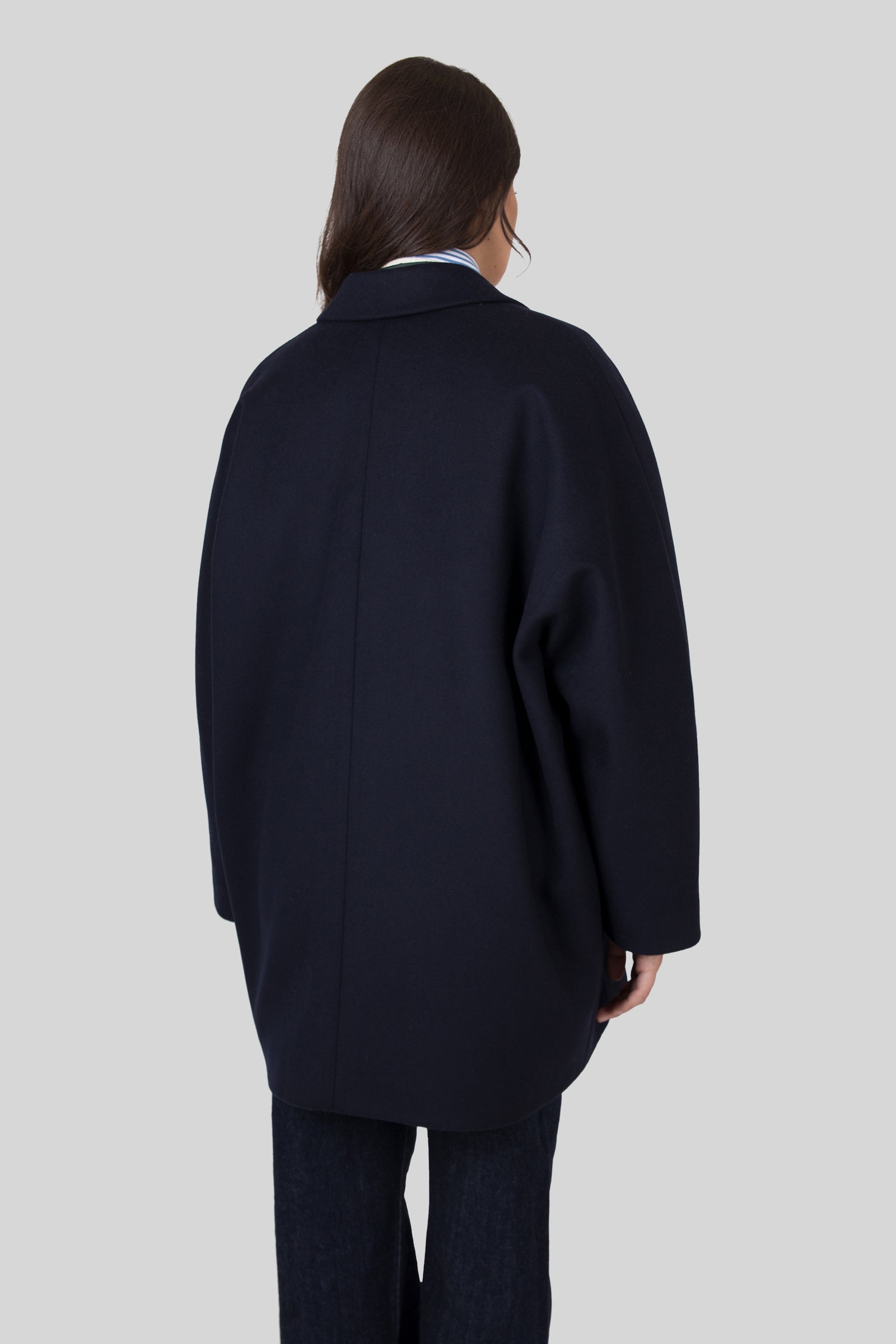 Department Five Caban Over Lamar Blu Navy Donna - 5