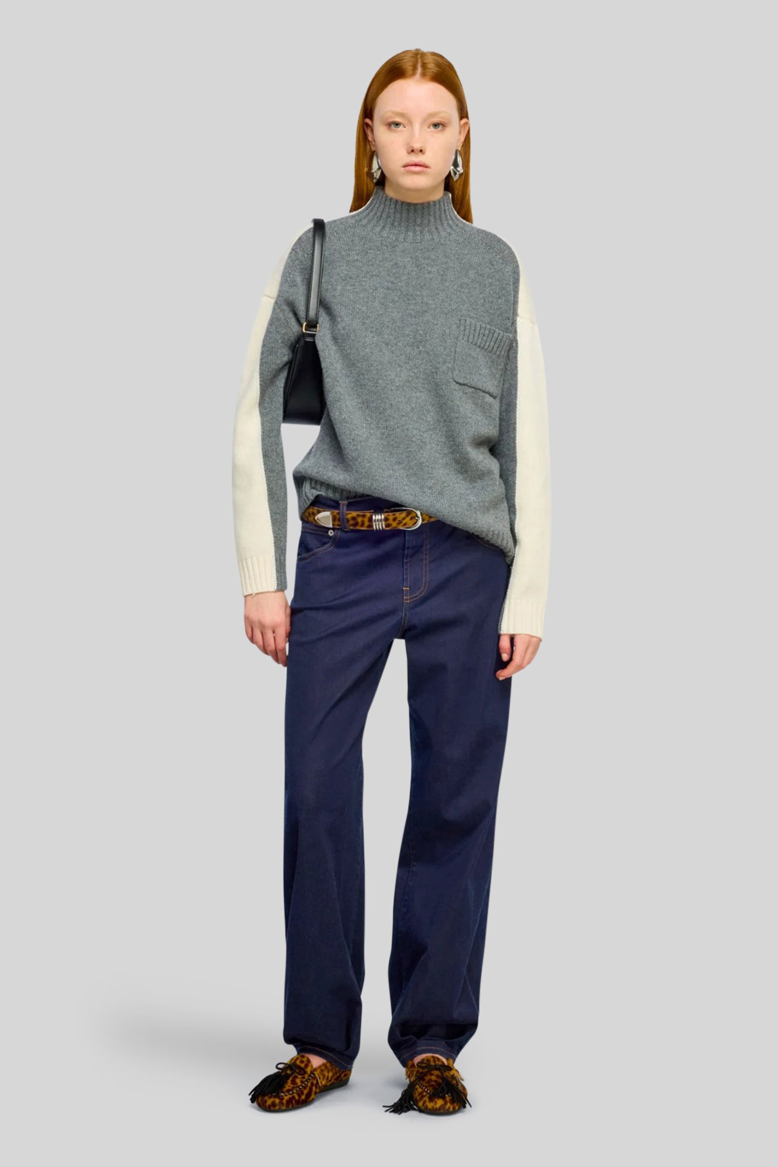 Semicouture Maglia Winnie Grigio/burro Donna - 4