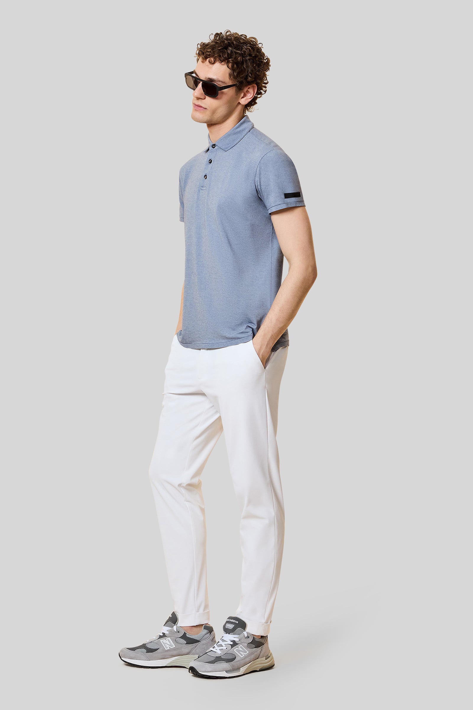 Rrd Polo Doticon Blu Medio Uomo - 3