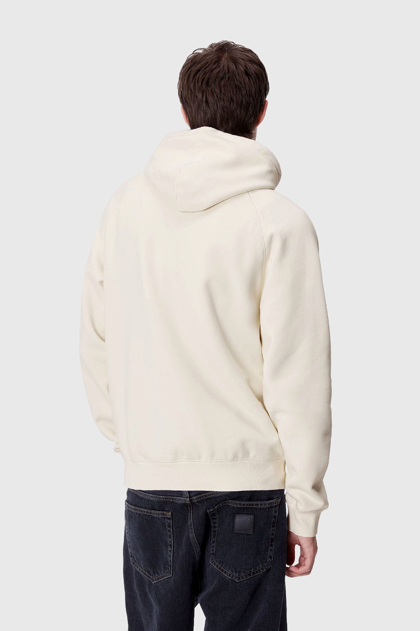 Carhartt Wip Hooded Chase Sweatshirt Bianco Off Uomo - 3