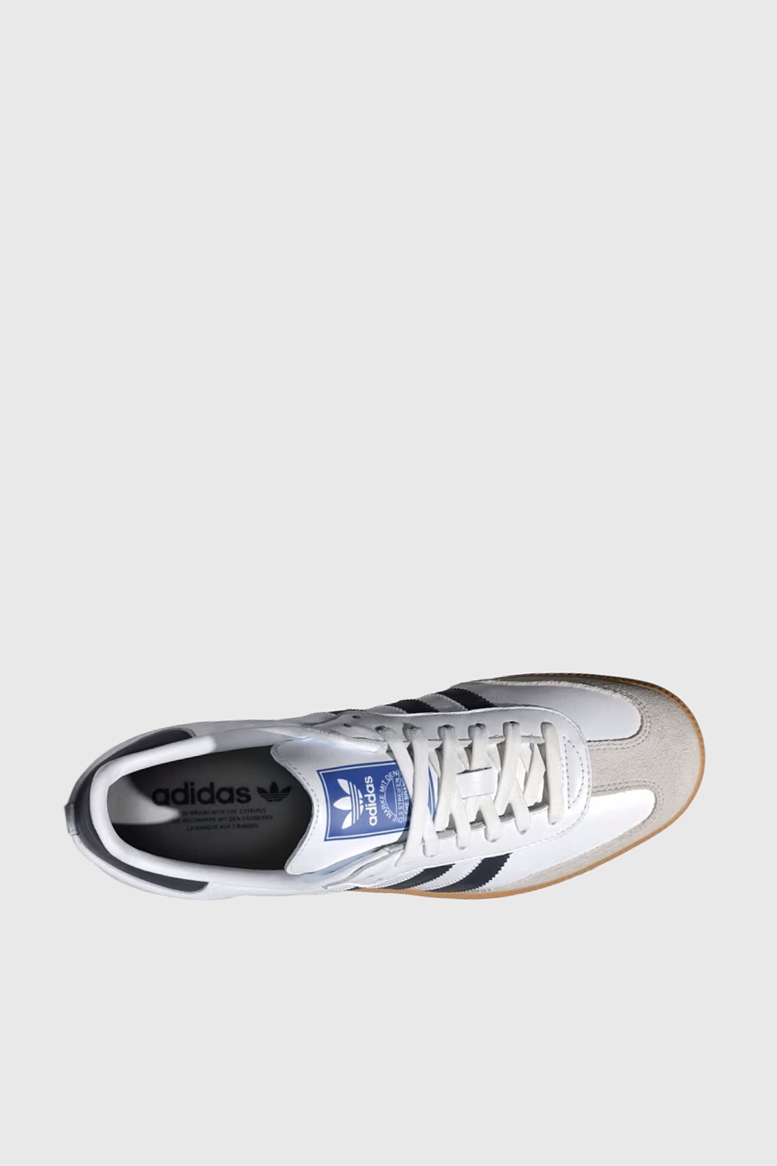 Adidas Originals Sneaker Samba Og Bianco/blu Donna - 5