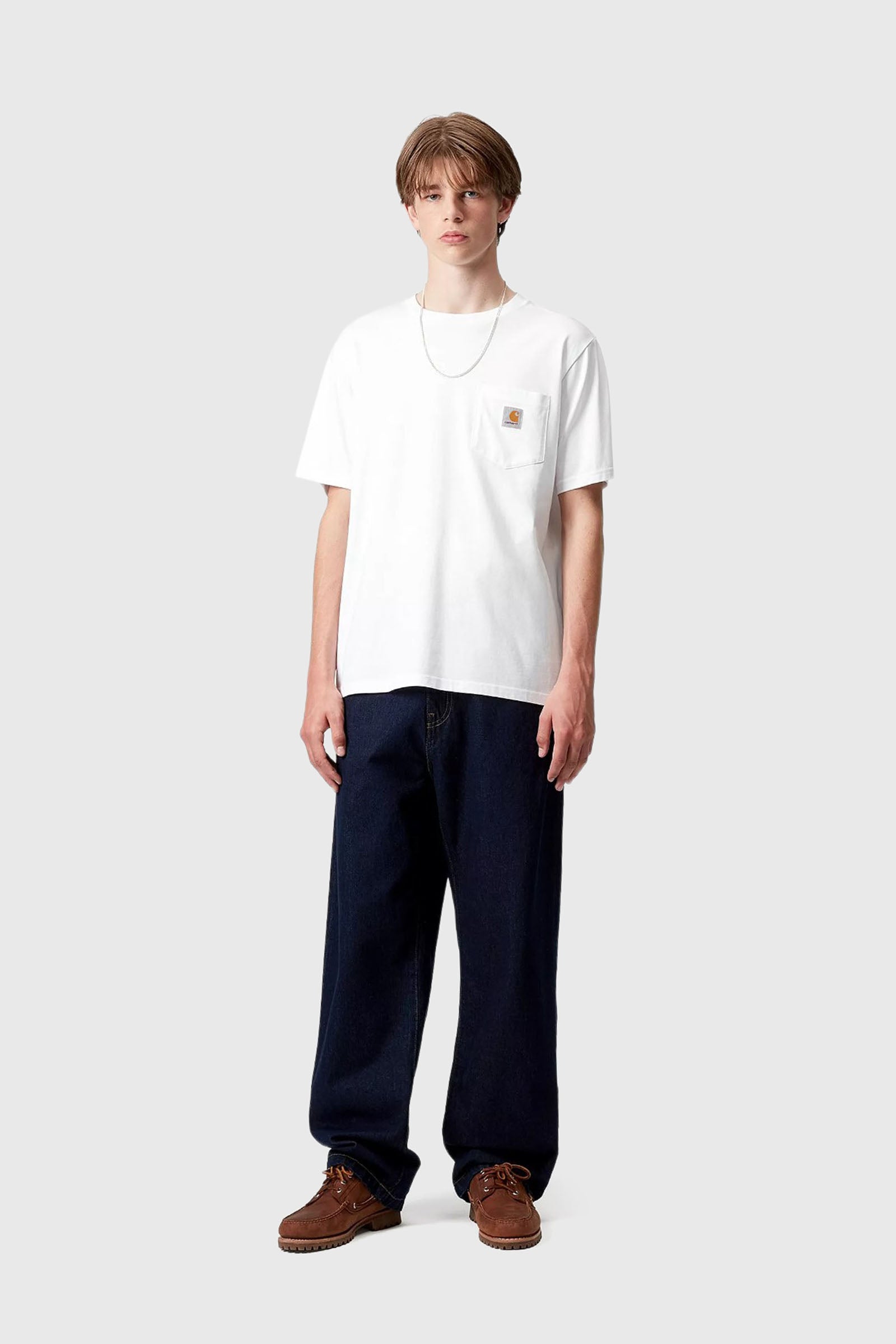 Carhartt Wip Short Sleeve Pocket T-shirt Bianco Uomo - 2