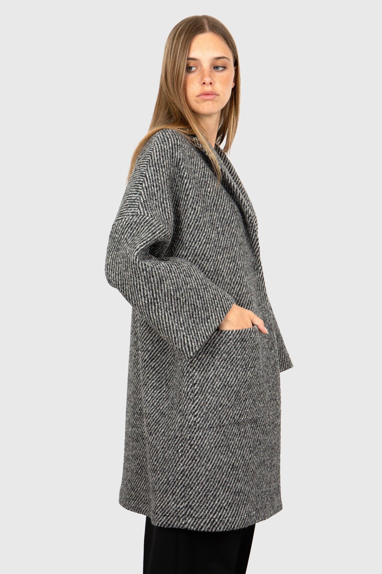 Semicouture Cappotto Sigmund Grigio Donna - 5