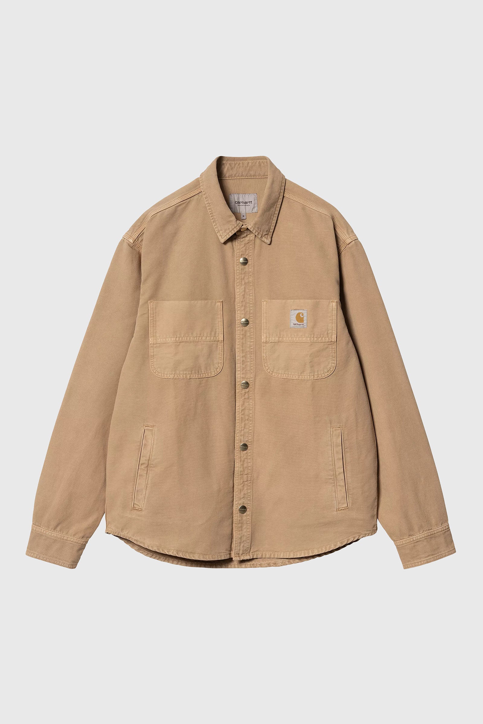 Carhartt Wip Corno Shirt Jac Beige Uomo - 5