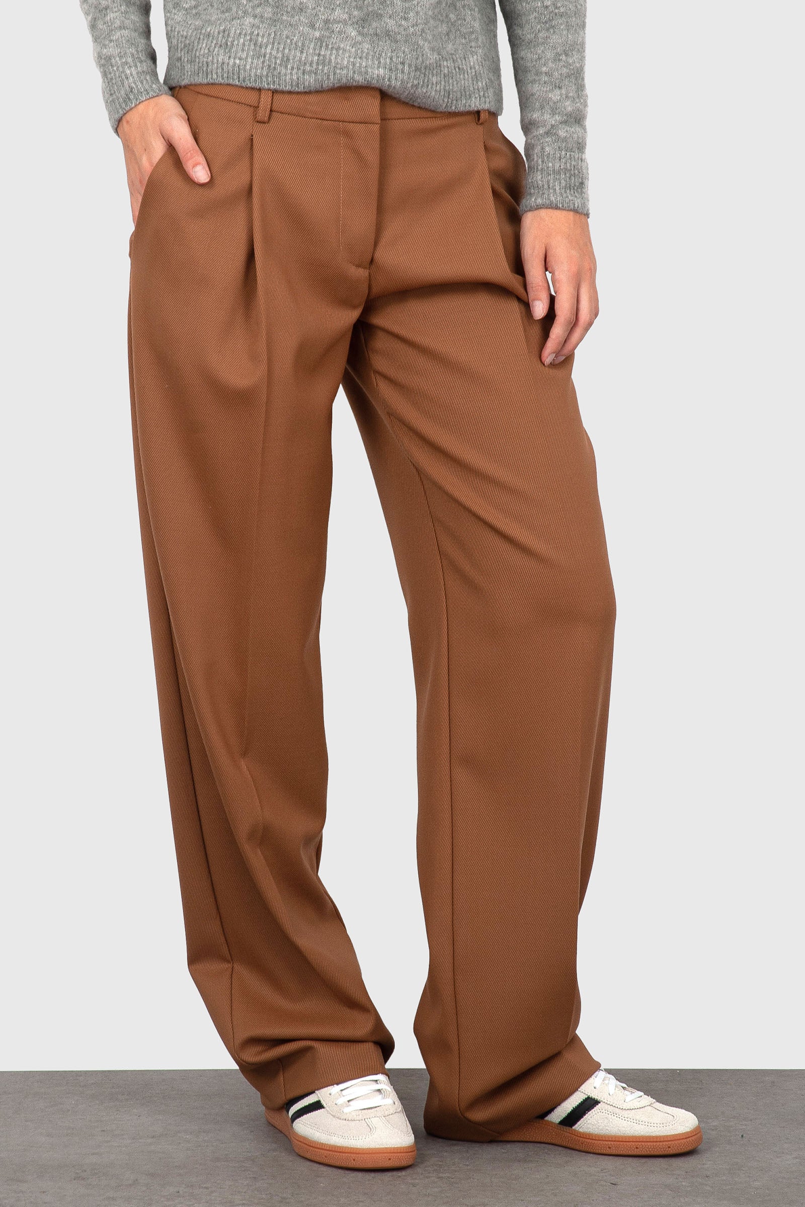 Grifoni Pantalone Pence Cammello Donna - 1