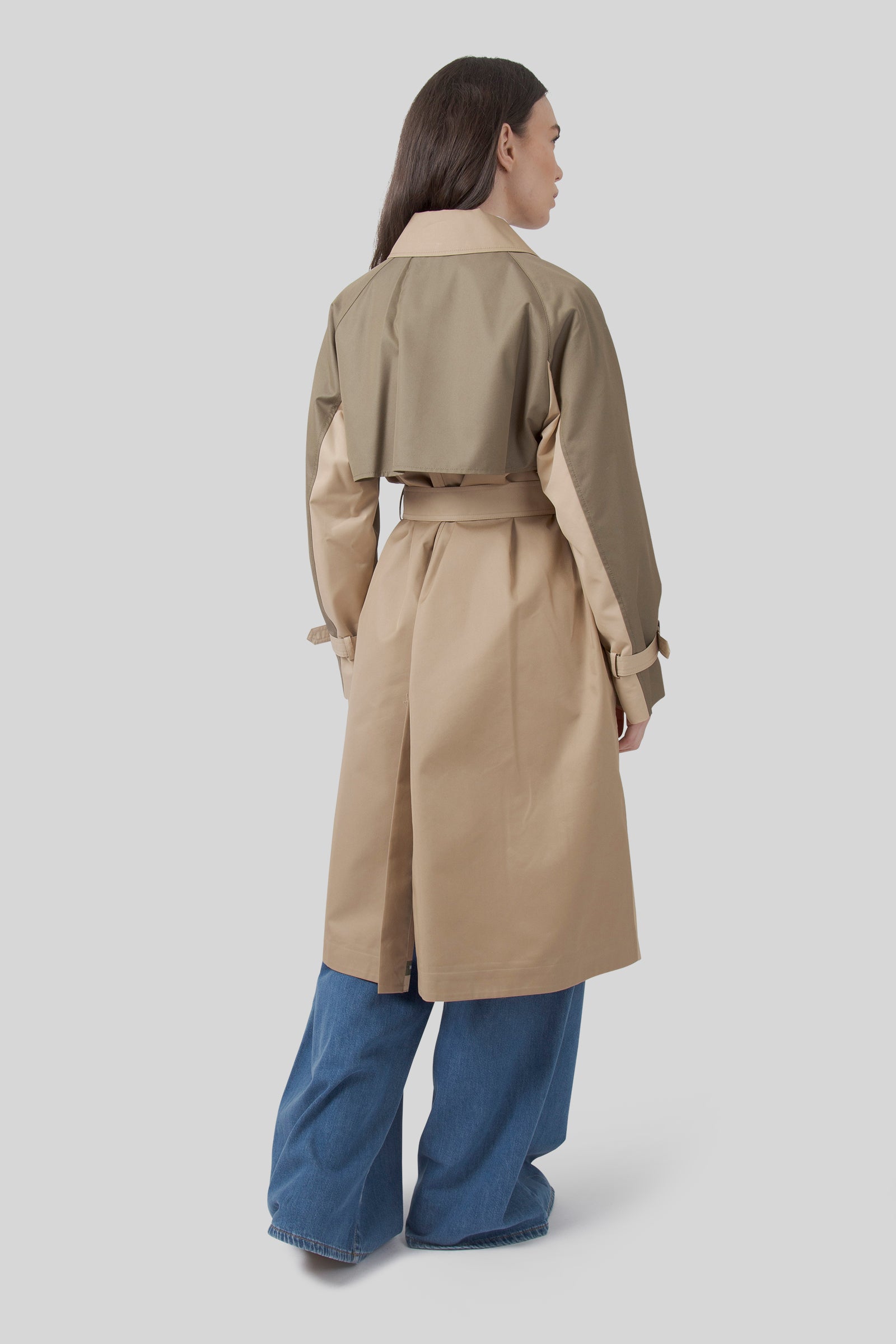 Canasta Reversible Trench Coat In Water-repellent Gabardine - 4