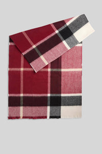 Barbour Sciarpa Rosefiled Tartan Bordeaux Unisex barbour
