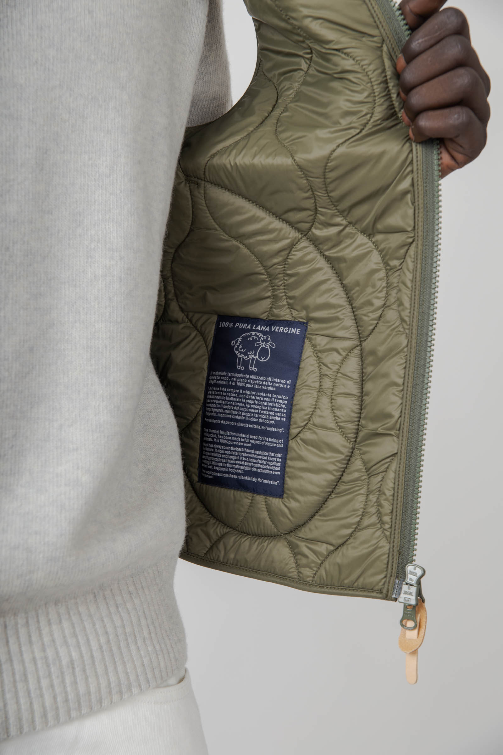 Wool Padded Vest - 8