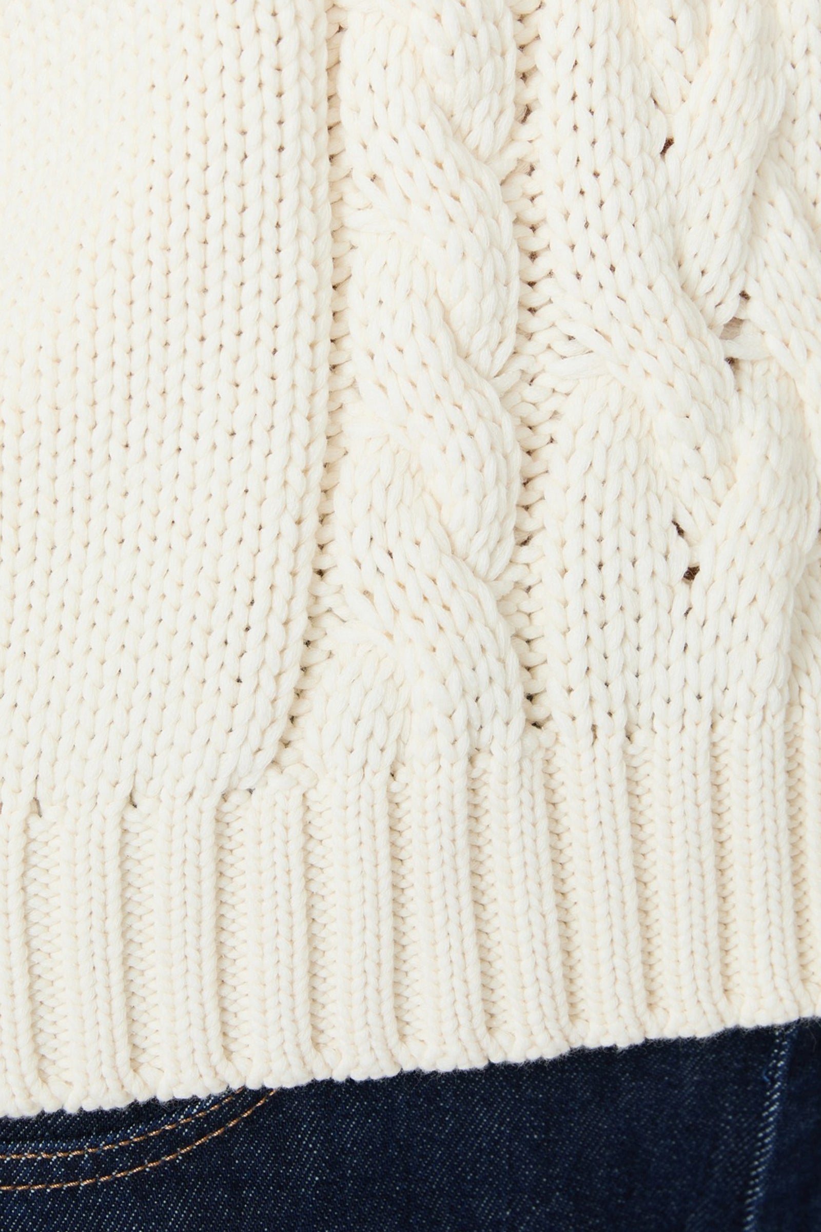 Max Mara Weekend Gilet In Filato Di Cotone Pascia Ecru Donna - 5