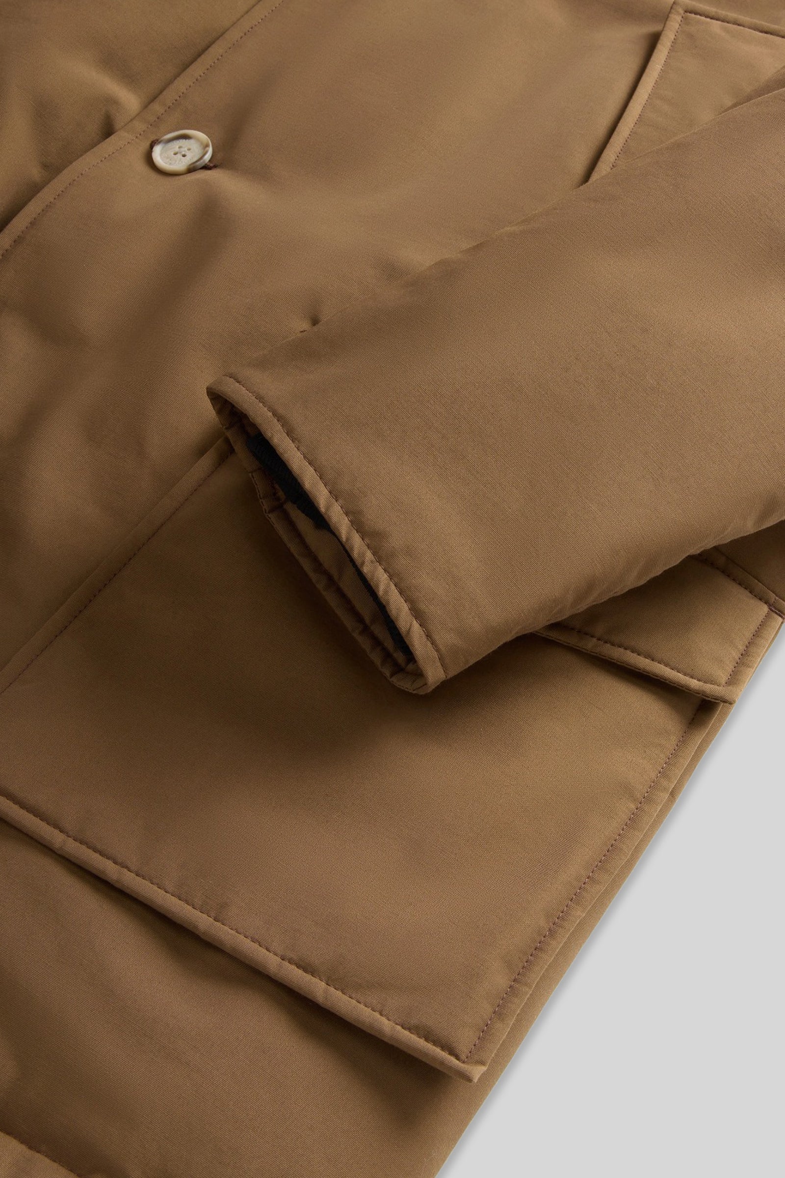 Woolrich Arctic Parka In Ramar Cloth Con Pelliccia Removibile Caffe' Uomo - 6