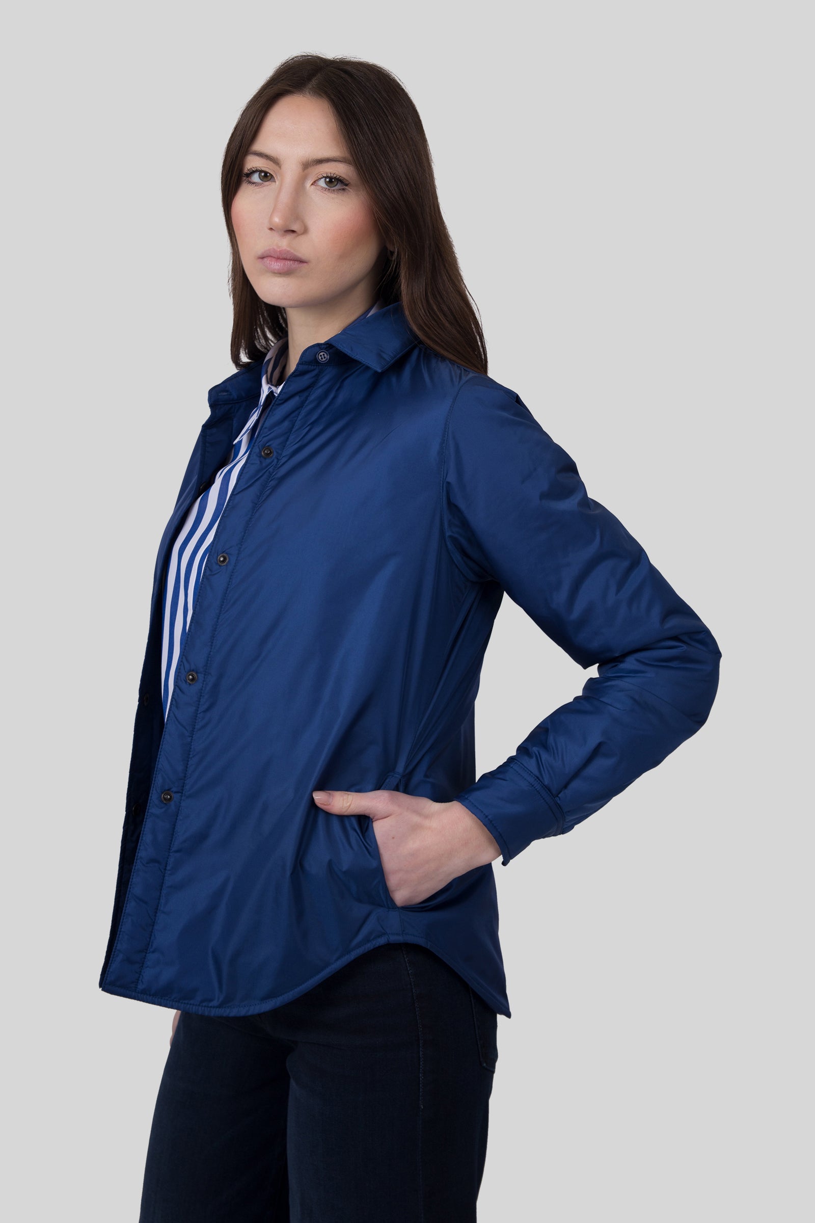 Aspesi Camicia Glue Bluette Donna - 5